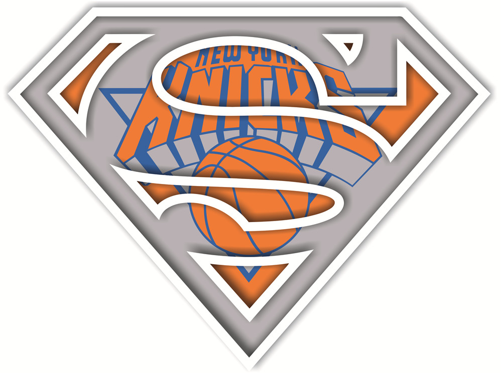 New York Knicks superman fabric transfer